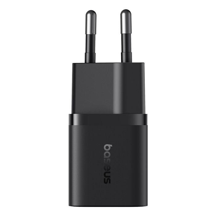 Мережевий зарядний пристрій Baseus GaN5 Fast Charger (mini) 1C 25W EU Cluster Black (P10110909113-00)