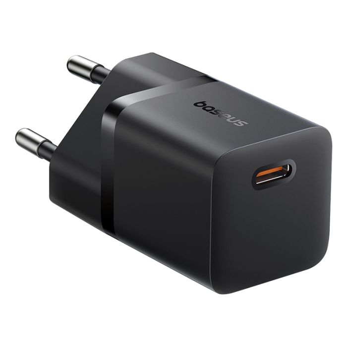 Мережевий зарядний пристрій Baseus GaN5 Fast Charger (mini) 1C 25W EU Cluster Black (P10110909113-00)