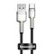 Кабель Baseus Cafule Series Metal Data Cable USB to Type-C 66W 0.25m Black (CAKF000001)