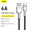 Кабель Baseus Cafule Series Metal Data Cable USB to Type-C 66W 0.25m Black (CAKF000001)