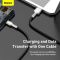 Кабель Baseus Cafule Series Metal Data Cable USB to Type-C 66W 0.25m Black (CAKF000001)