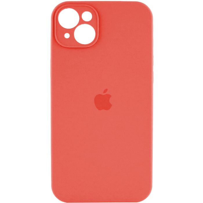 Чохол для смартфона Silicone Full Case AA Camera Protect for Apple iPhone 15 18,Peach (FullAAi15-18)