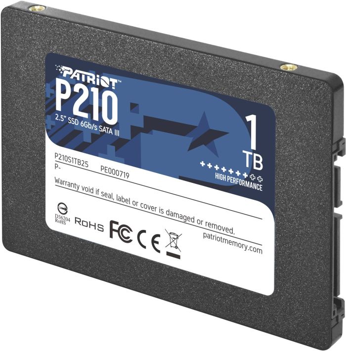 Накопичувач SSD Patriot P210 1TB 2.5" 7mm SATAIII 3D QLC (P210S1TB25)