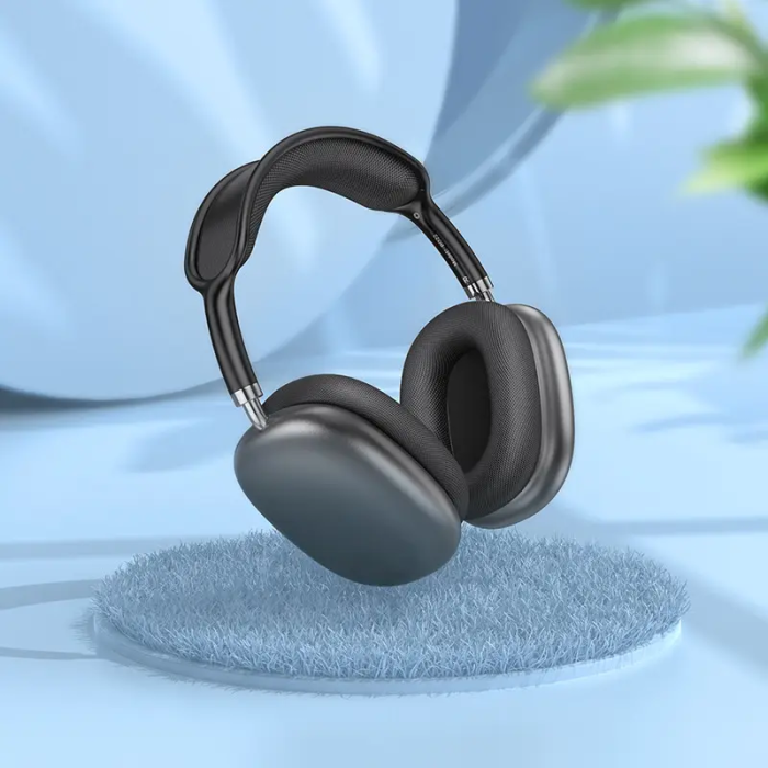 Бездротові накладні навушники BOROFONE BO22 Elegant BT headphones Space Gray (6941991101687)