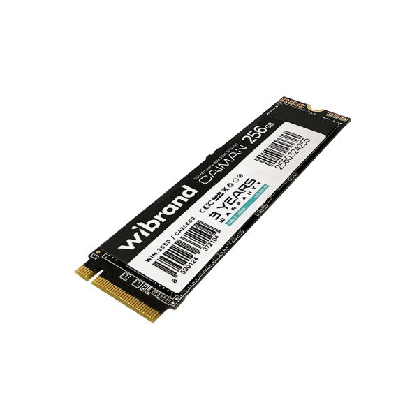 Накопичувач SSD M.2 Wibrand Caiman 256GB NVMe 2280 PCIe 3.0 3D NAND (WIM.2SSD/CA256GB)