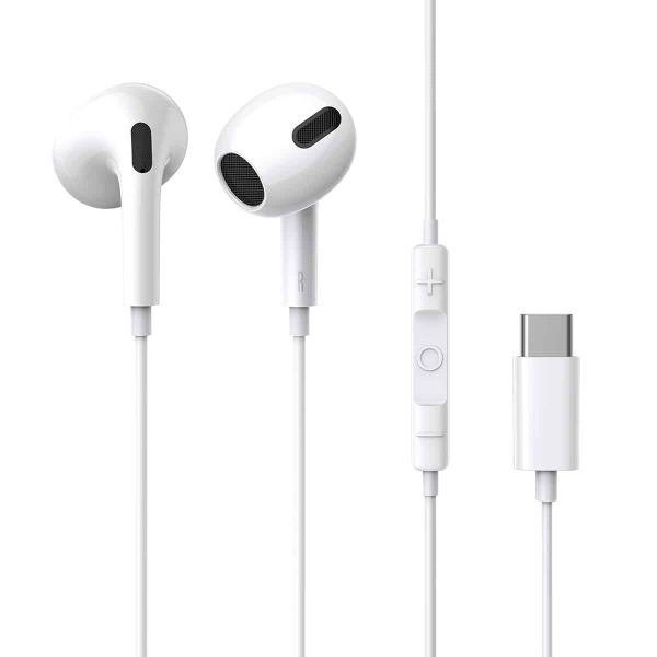 Навушники дротові Baseus Encok C17 (3.5mm) White (NGCR010002)