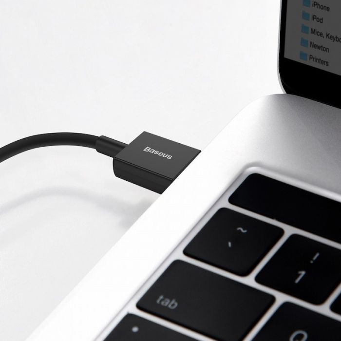 Кабель Baseus Superior Series USB to iP 2.4A 1m Black (CALYS-A01)
