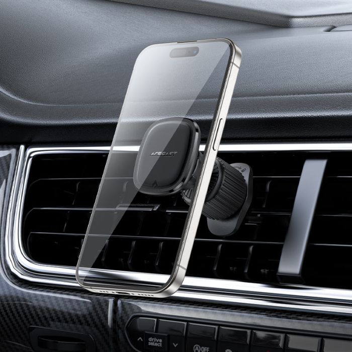 Автотримач для телефона ACEFAST D34 air outlet magnetic car holder Black (6974316282310)