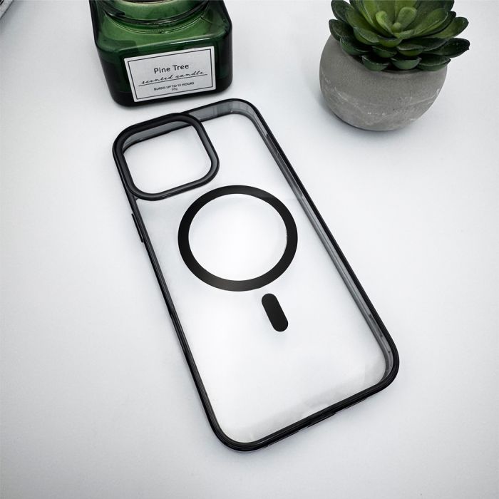 Чохол для смартфона Cosmic Acrilyc Colorful Mag for Apple iPhone 16 Pro Max Black (AcrilycColor16PMBlack)