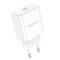 Мережевий зарядний пристрій BOROFONE BA81A single port PD20W charger(EU) White (6941991108181)