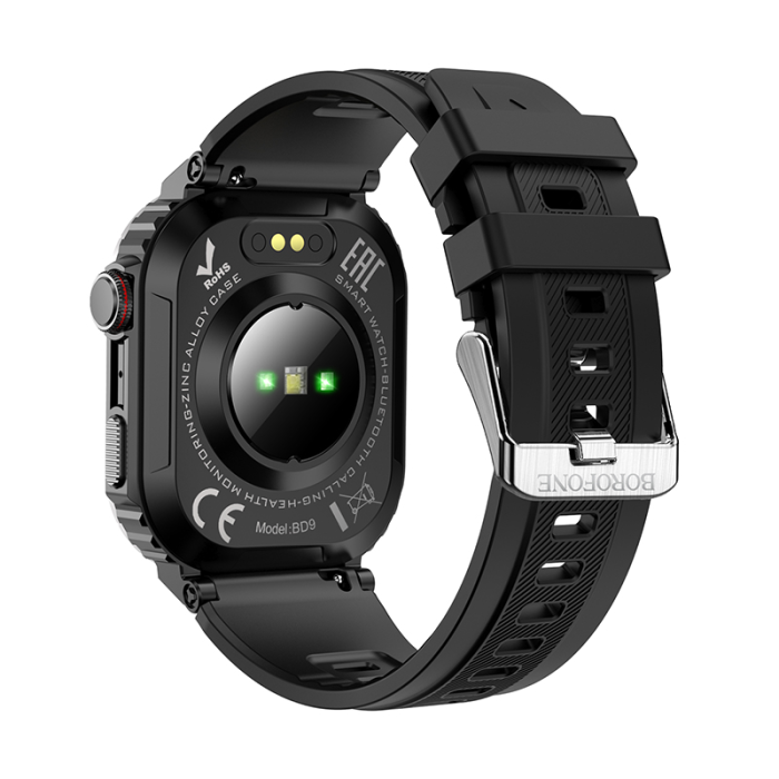 Смарт-годинник BOROFONE BD9 51mm. 300 mAh. IP67 Smart sports watch (call version) Black (6941991113963)