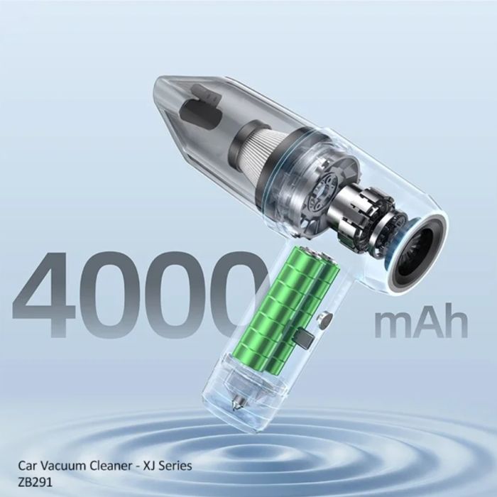 Автомобільний пилосос Usams ZB291 Car Vacuum Cleaner - XJ Series black (ZB291XCQ01)