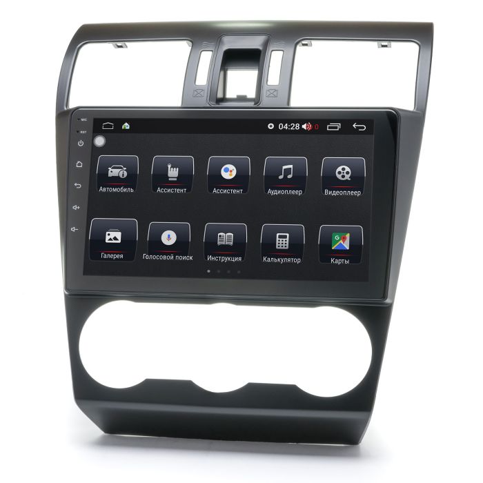 Штатна магнітола Prime-X 22-659/9M 2K, 4+64, 4G. SUBARU Forester/Impreza/XV 2011-2016