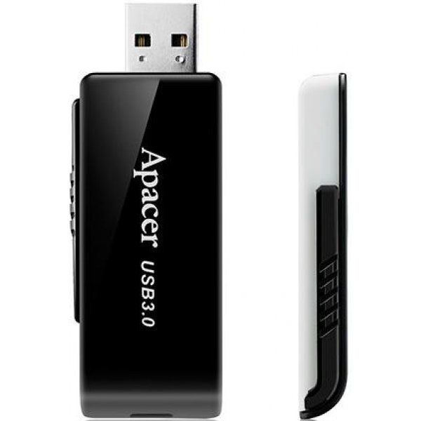 Флеш-накопичувач Apacer USB 3.2 Gen 1 AH350 128Gb Black (AP128GAH350B-1)