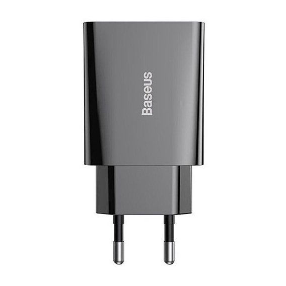 Мережевий зарядний пристрій Baseus Speed Mini Quick Charger 1C 20W EU Black (CCFS-SN01)