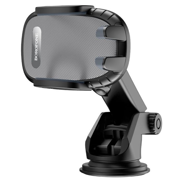 Автотримач для телефона BOROFONE BH53 Windy center console car holder Black Grey (6931474751867)