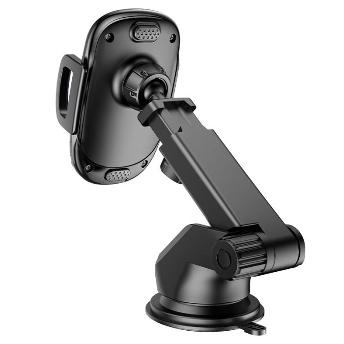 Автотримач для телефона BOROFONE BH53 Windy center console car holder Black Grey (6931474751867)