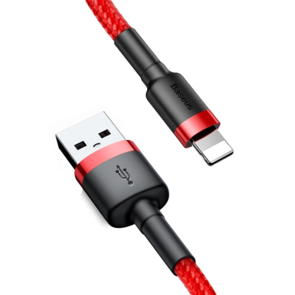 Кабель Baseus Cafule Cable USB For Lightning 1.5A 2m Red+Red (CALKLF-C09)