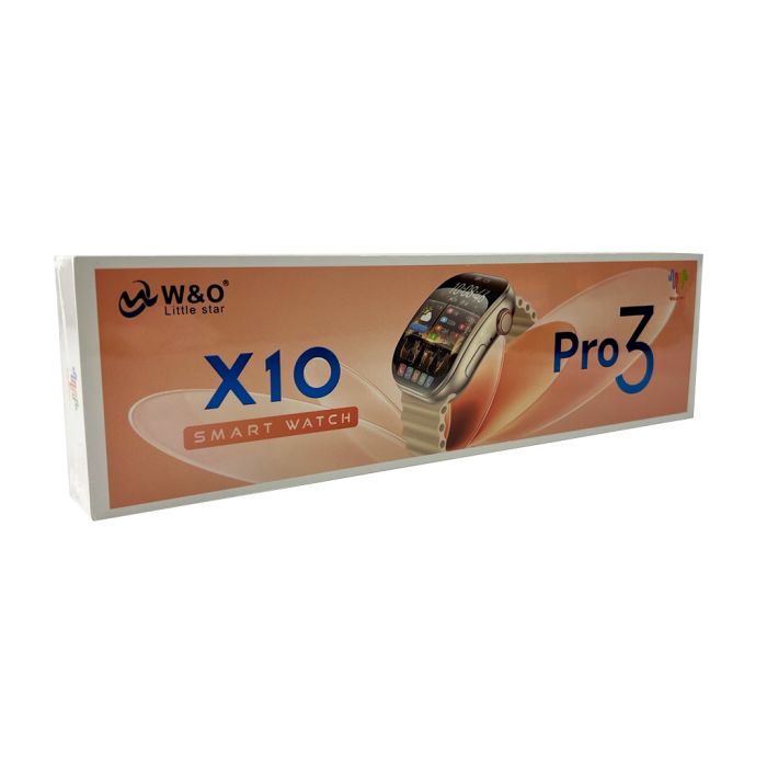 Смарт-годинник W&O X10 Pro 3 46mm. 240 mAh, IP67 Pink (WOX10P3PI)