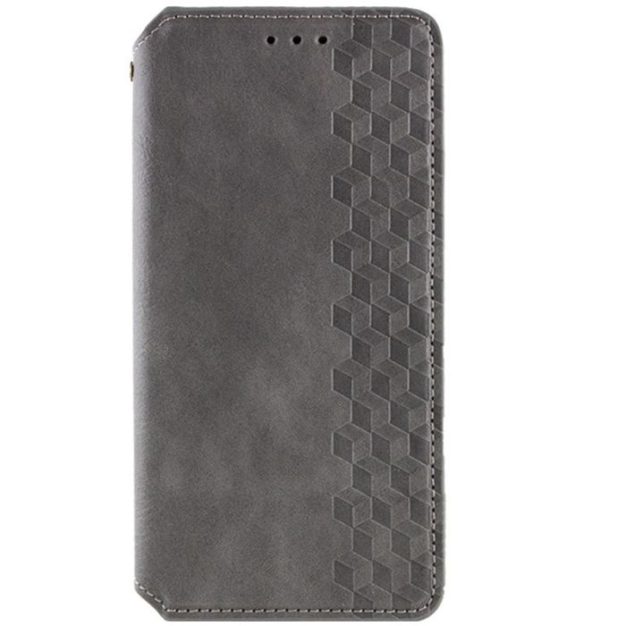 Чохол-книжка для смартфона Rubic Leather for Xiaomi Redmi Note 13 Pro 5G/POCO X6 5G Grey (RUBICXiNo13P5GGrey)