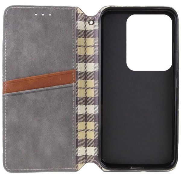Чохол-книжка для смартфона Rubic Leather for Xiaomi Redmi Note 13 Pro 5G/POCO X6 5G Grey (RUBICXiNo13P5GGrey)