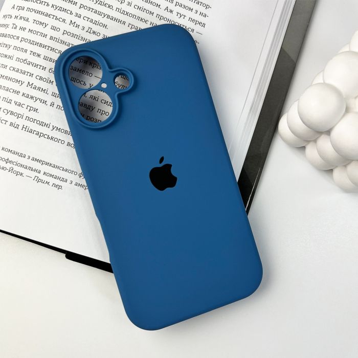 Чохол для смартфона Silicone Full Case AA Camera Protect for Apple iPhone 16 38,Surf Blue (FullAAi16-38)