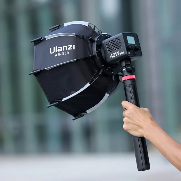 Софтбокс Ulanzi AS-D30 Octagonal Softbox, 30cm, Mini Bowens Mount and Grid (UV-L083GBB1 AS-D30) (L083GBB1)