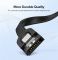 Кабель UGREEN US217 SATA 3 Data Cable 0.5m (Black)(UGR-30796) (UGR-30796)