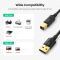 Кабель UGREEN US135 USB 2.0 AM to BM Print Cable 1.5m (Black)(UGR-10350) (UGR-10350)