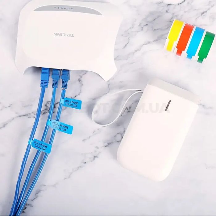 Етикетки NIIMBOT T12.5*74+35-65 Cable White For D11/D110/D101/H1S (A2K18638601) (A2K18638601)