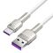 Кабель Baseus Cafule Series Metal Data Cable USB to Type-C 66W 1m White (CAKF000102)