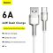 Кабель Baseus Cafule Series Metal Data Cable USB to Type-C 66W 1m White (CAKF000102)