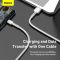 Кабель Baseus Cafule Series Metal Data Cable USB to Type-C 66W 1m White (CAKF000102)