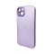 Чохол для смартфона AG Glass Matt Frame Color Logo for Apple iPhone 15 Light Purple (AGMattFrameiP15LPurple)
