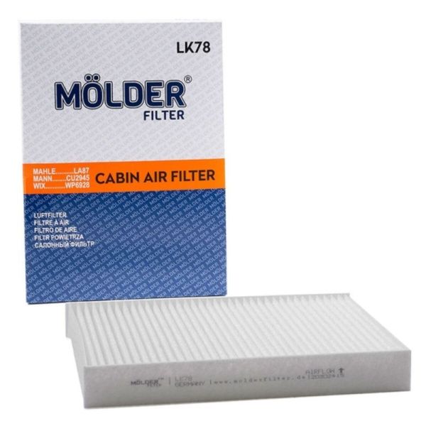 Салонный фильтр для RENAULT Molder-filter WP6928 LA87 CU2945 K1052 (LK78)