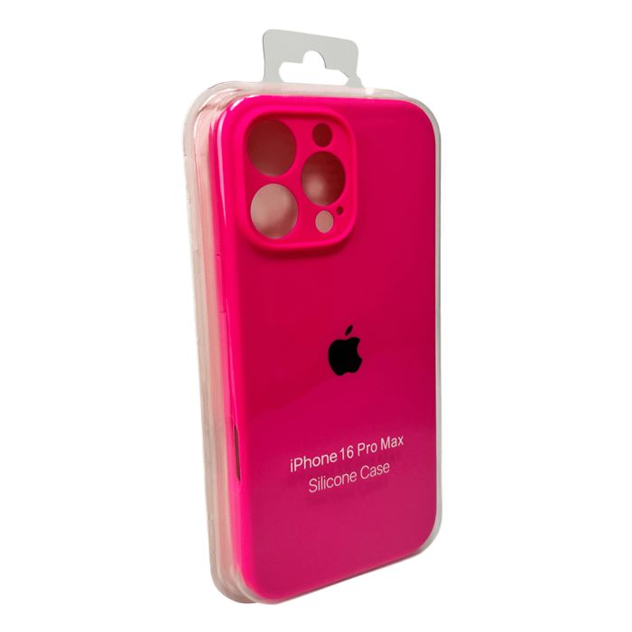 Чохол для смартфона Silicone Full Case AA Camera Protect for Apple iPhone 16 Pro 23,Shiny Pink (FullAAi16P-23)
