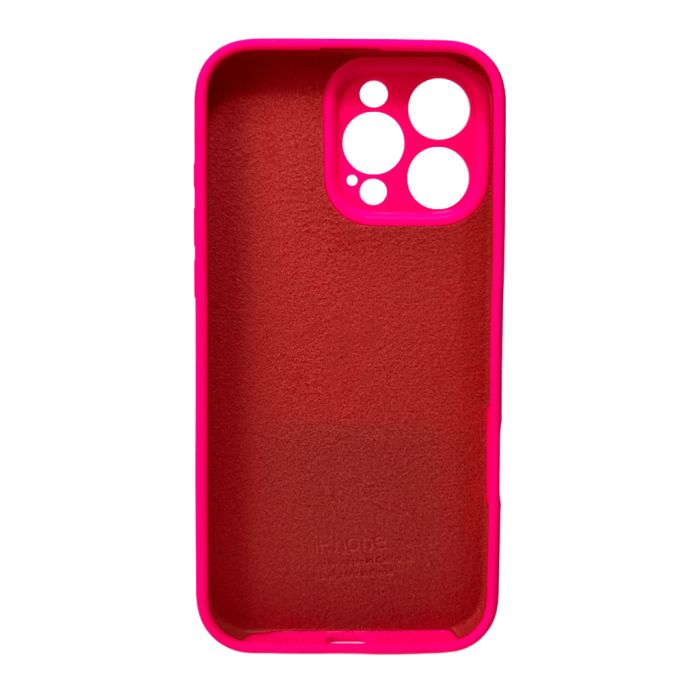 Чохол для смартфона Silicone Full Case AA Camera Protect for Apple iPhone 16 Pro 23,Shiny Pink (FullAAi16P-23)