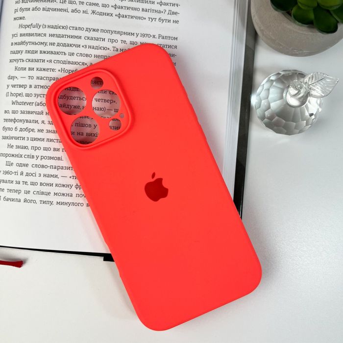 Чохол для смартфона Silicone Full Case AA Camera Protect for Apple iPhone 16 Pro 18,Peach (FullAAi16P-18)