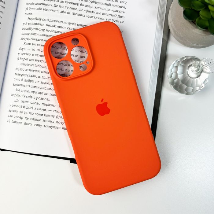 Чохол для смартфона Silicone Full Case AA Camera Protect for Apple iPhone 16 Pro 52,Orange (FullAAi16P-52)