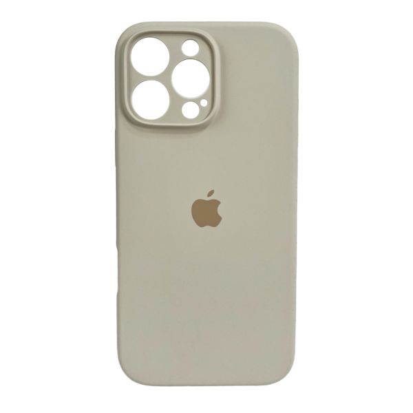 Чохол для смартфона Silicone Full Case AA Camera Protect for Apple iPhone 16 Pro 9,Antique White (FullAAi16P-9)