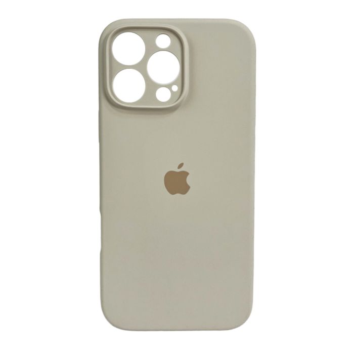 Чохол для смартфона Silicone Full Case AA Camera Protect for Apple iPhone 16 Pro 9,Antique White (FullAAi16P-9)