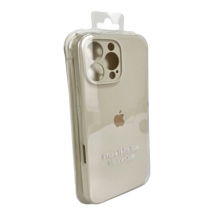 Чохол для смартфона Silicone Full Case AA Camera Protect for Apple iPhone 16 Pro 9,Antique White (FullAAi16P-9)