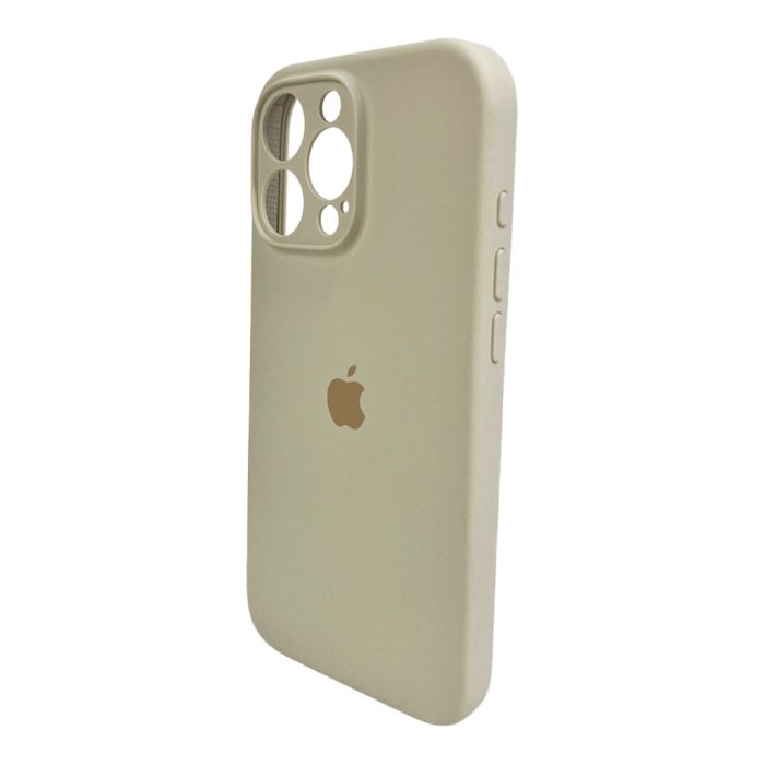 Чохол для смартфона Silicone Full Case AA Camera Protect for Apple iPhone 16 Pro 9,Antique White (FullAAi16P-9)