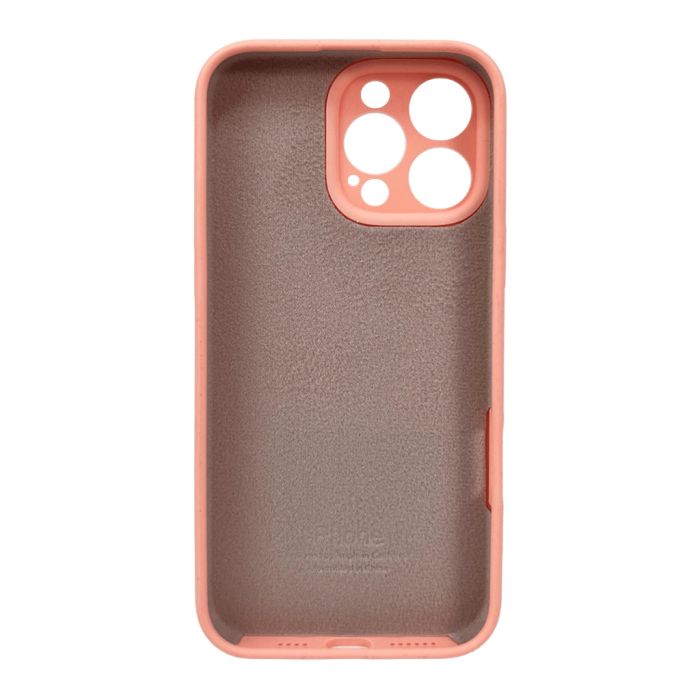 Чохол для смартфона Silicone Full Case AA Camera Protect for Apple iPhone 16 Pro Max 37,Grapefruit (FullAAi16PM-37)