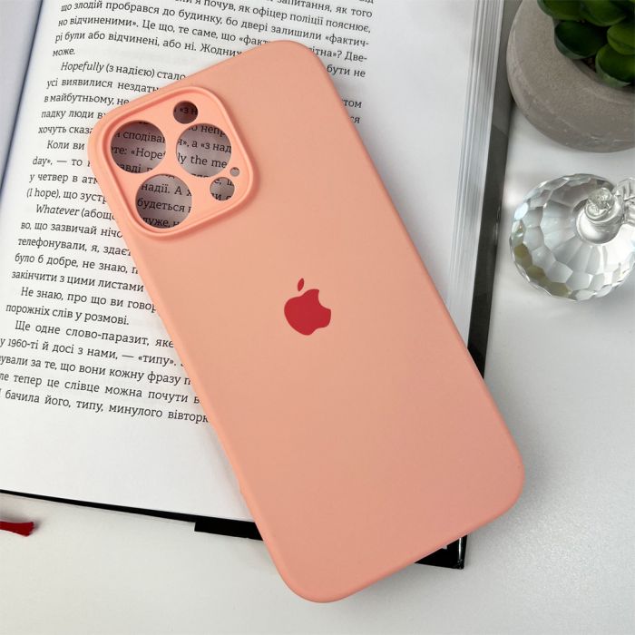 Чохол для смартфона Silicone Full Case AA Camera Protect for Apple iPhone 16 Pro Max 37,Grapefruit (FullAAi16PM-37)