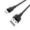 Кабель BOROFONE BX30 USB to iP 2.4A, 1m, silicone, TPE connectors, Black (6931474706867)