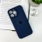 Чохол для смартфона Silicone Full Case AA Camera Protect for Apple iPhone 16 Pro 7,Dark Blue (FullAAi16P-7)