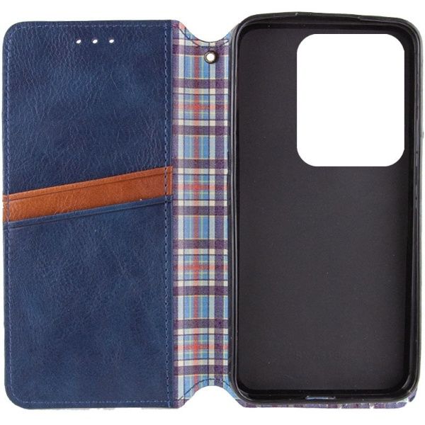 Чохол-книжка для смартфона Rubic Leather for Xiaomi Redmi Note 13 Pro 5G/POCO X6 5G Blue (RUBICXiNo13P5GBlue)