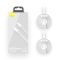 Кабель Baseus Simple Wisdom Data Cable Kit USB to iP PD 20W (2PCS/Set）1.5m White (TZCATLZJ-02)