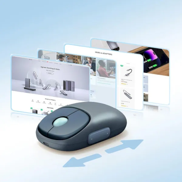Маніпулятор миша бездротова UGREEN FUN+ Wireless Mouse Blue (UGR-90538)